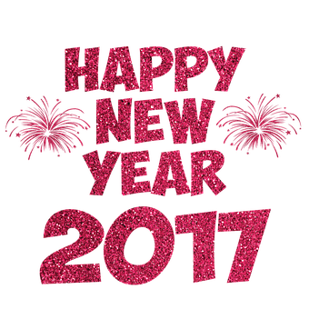 Sparkling New Year2017 Celebration PNG