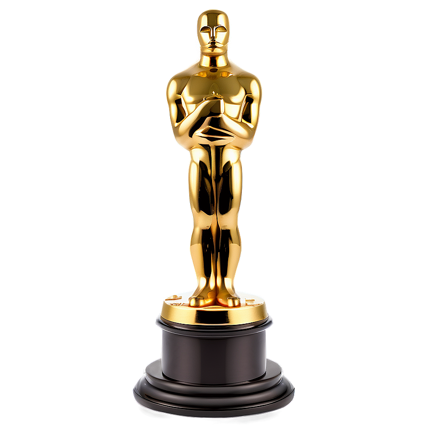 Sparkling Oscar Trophy Png 21 PNG