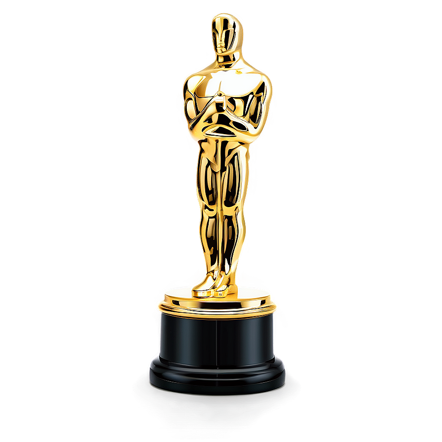 Sparkling Oscar Trophy Png 53 PNG