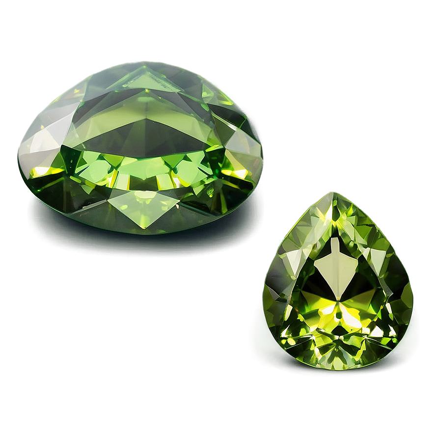 Sparkling Peridot Stone Png 06242024 PNG