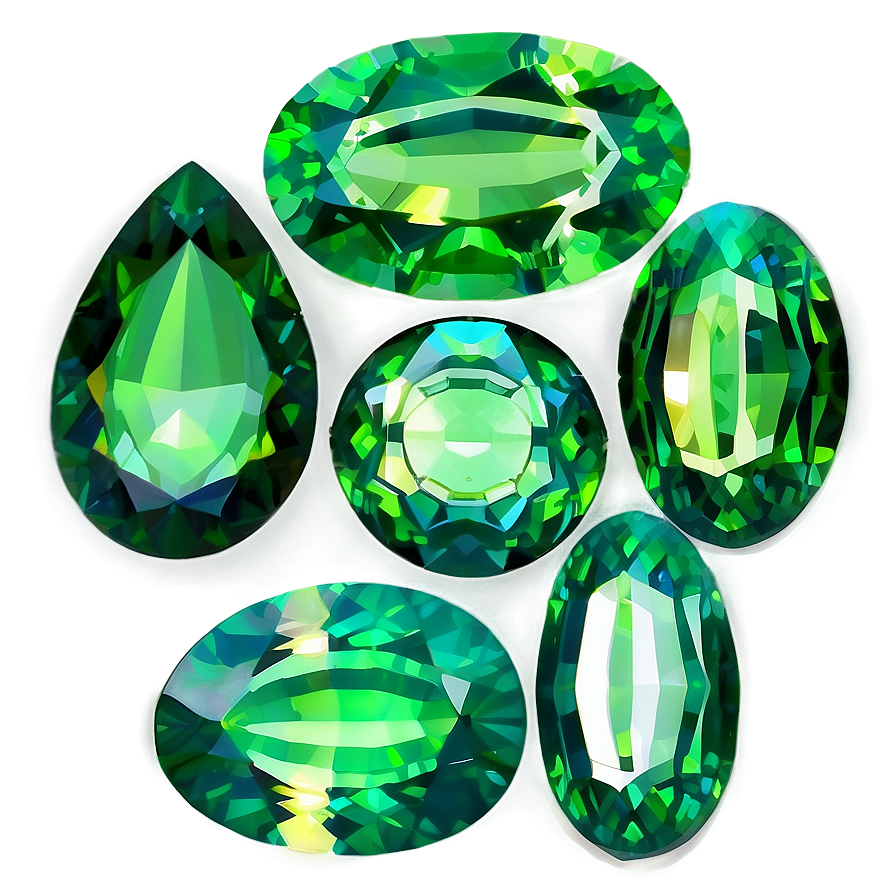 Sparkling Peridot Stone Png 72 PNG