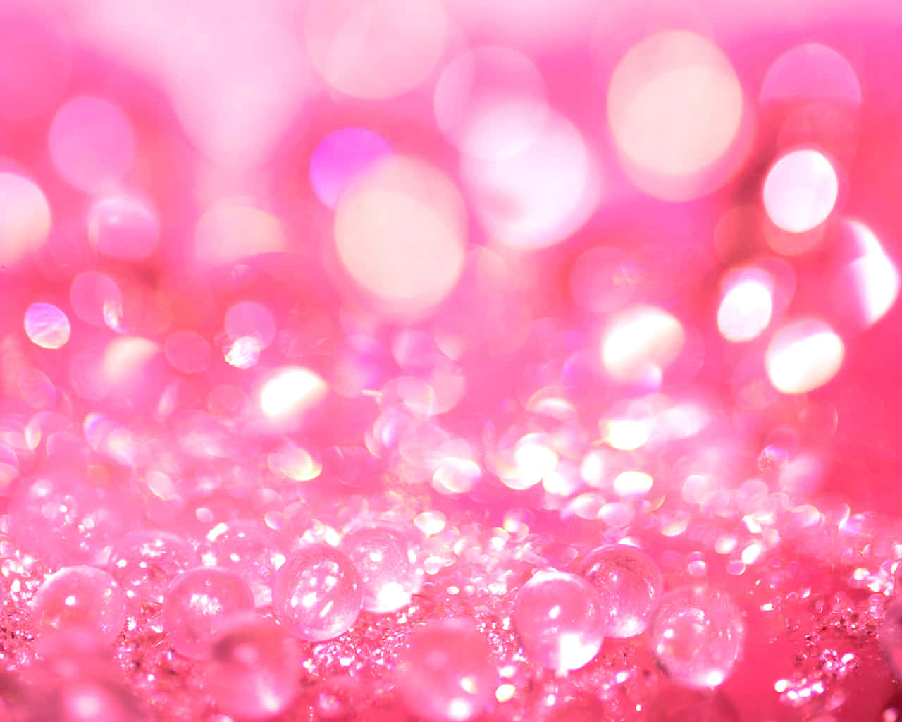 Sparkling Pink Bokeh Background Wallpaper