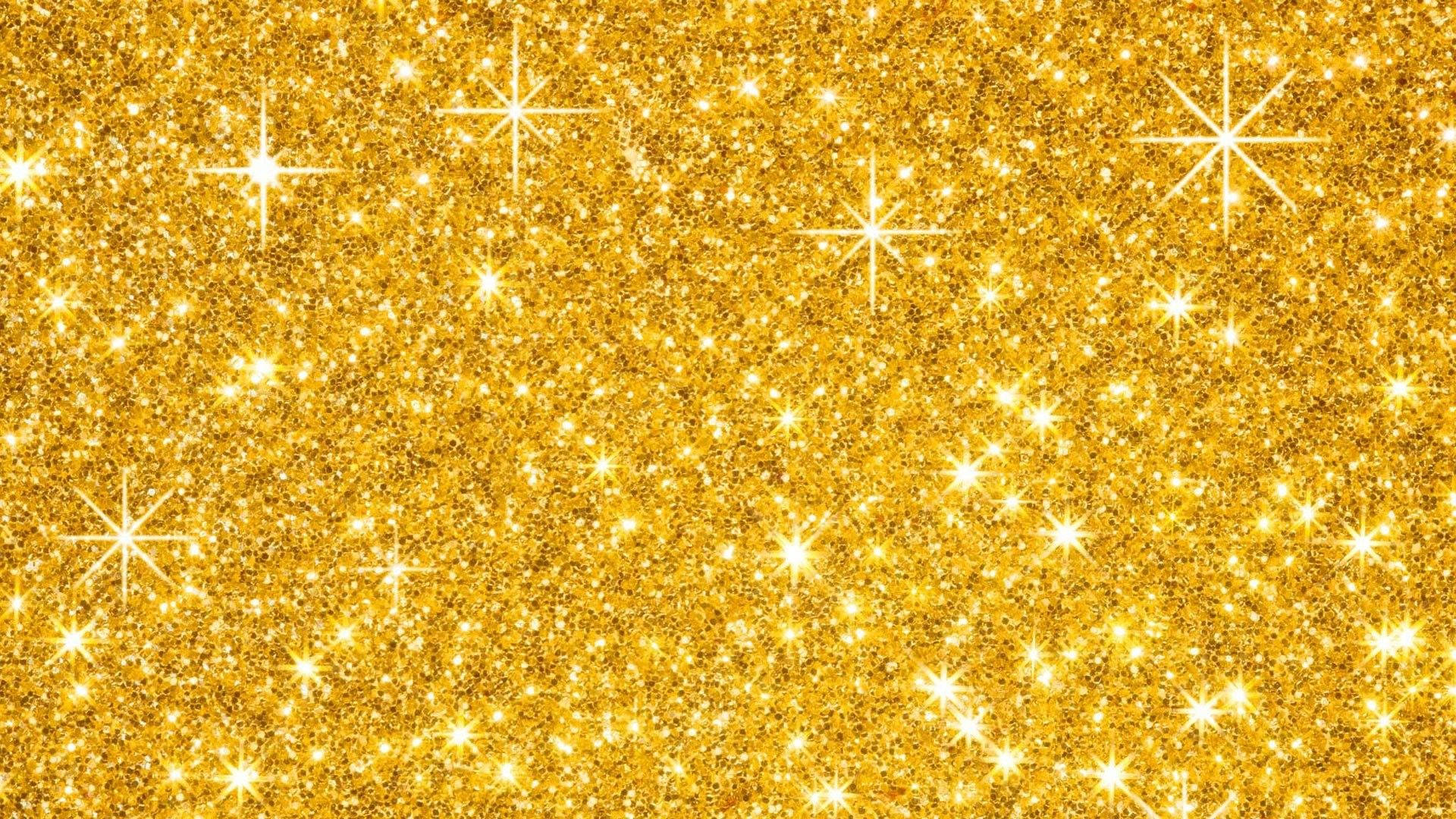 Sparkling Plain Gold Wallpaper Wallpaper