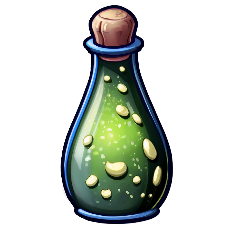 Sparkling Potion Bottle Png 33 PNG