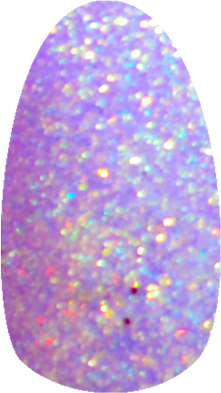 Sparkling Purple Egg Glitter Overlay PNG
