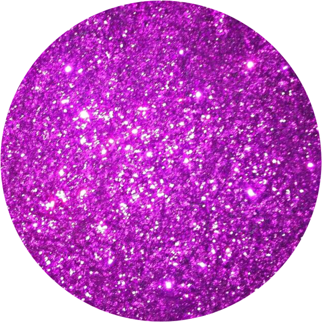 Sparkling Purple Glitter Circle PNG
