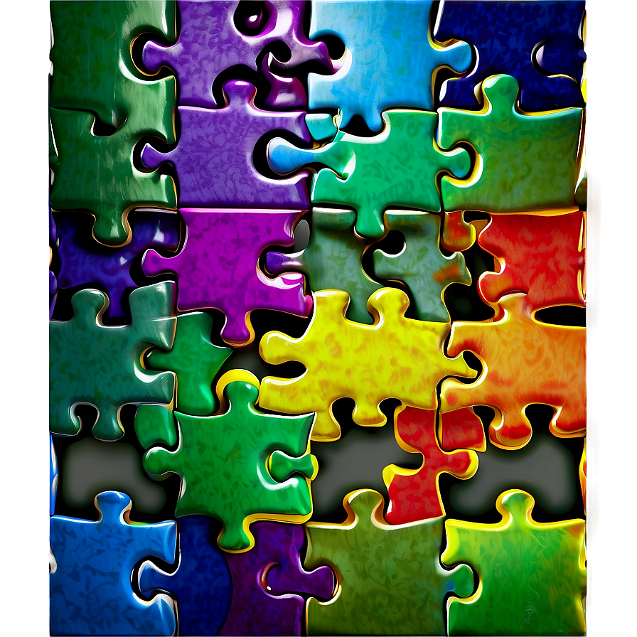 Sparkling Puzzle Pieces Png Vdy14 PNG