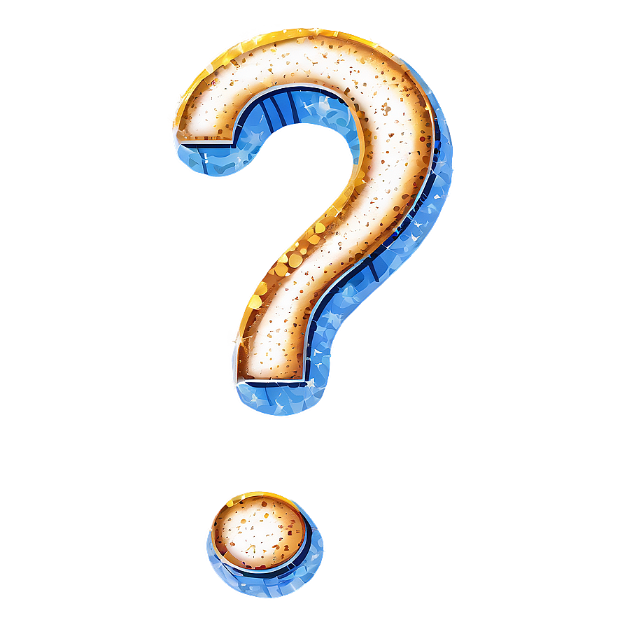 Sparkling Question Mark Png 68 PNG