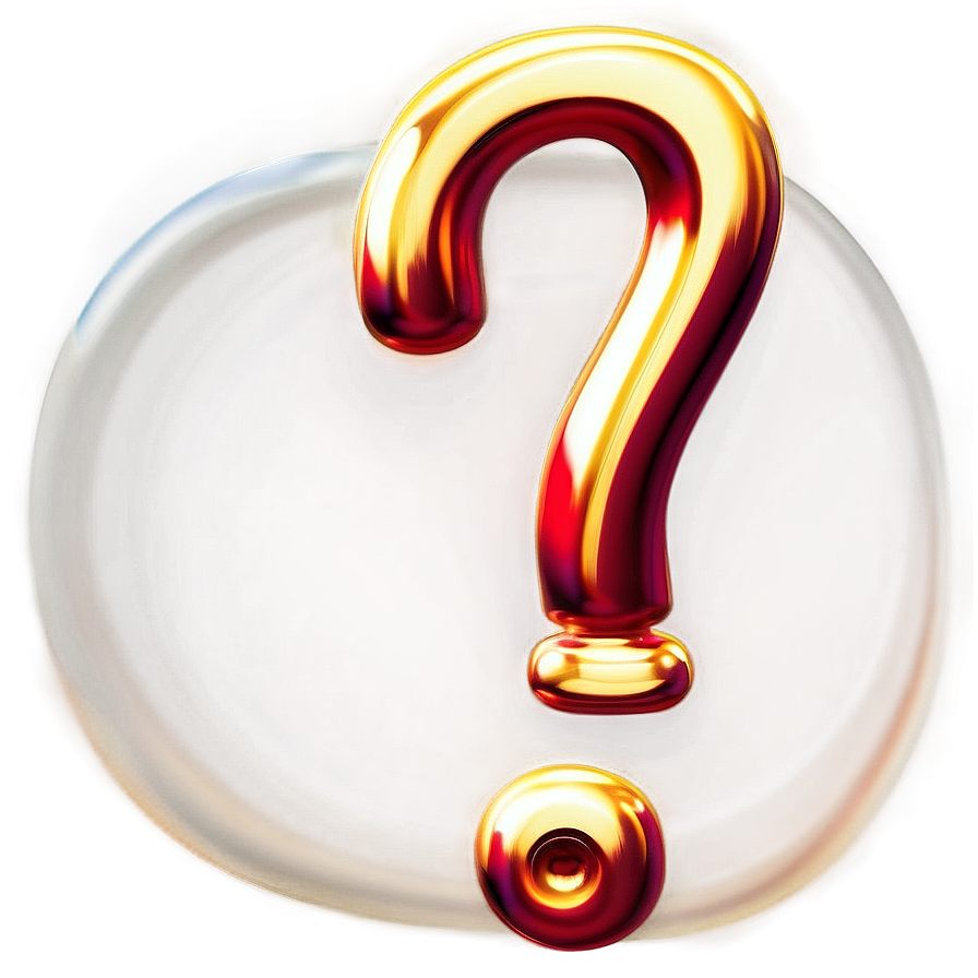 Sparkling Question Mark Png Fkk9 PNG