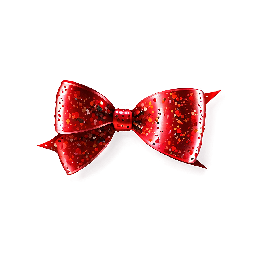 Sparkling Red Bow Png Hbq7 PNG