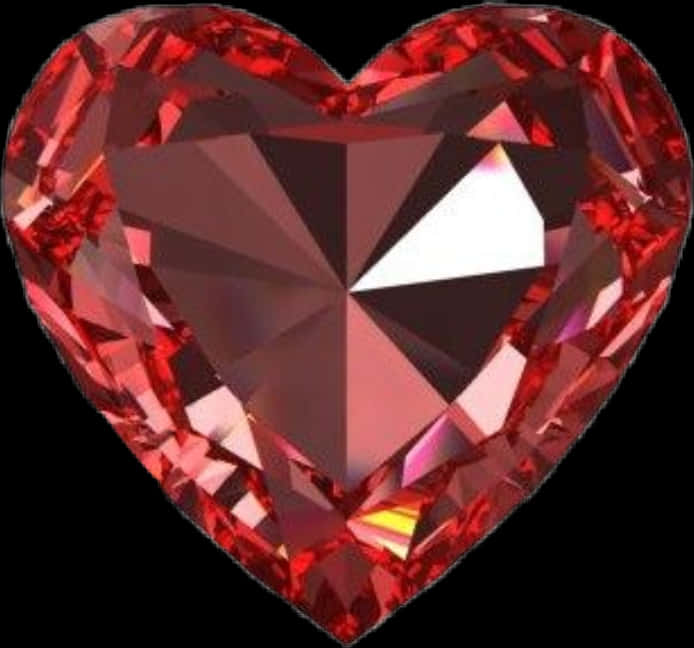 Sparkling Red Heart Gemstone.jpg PNG