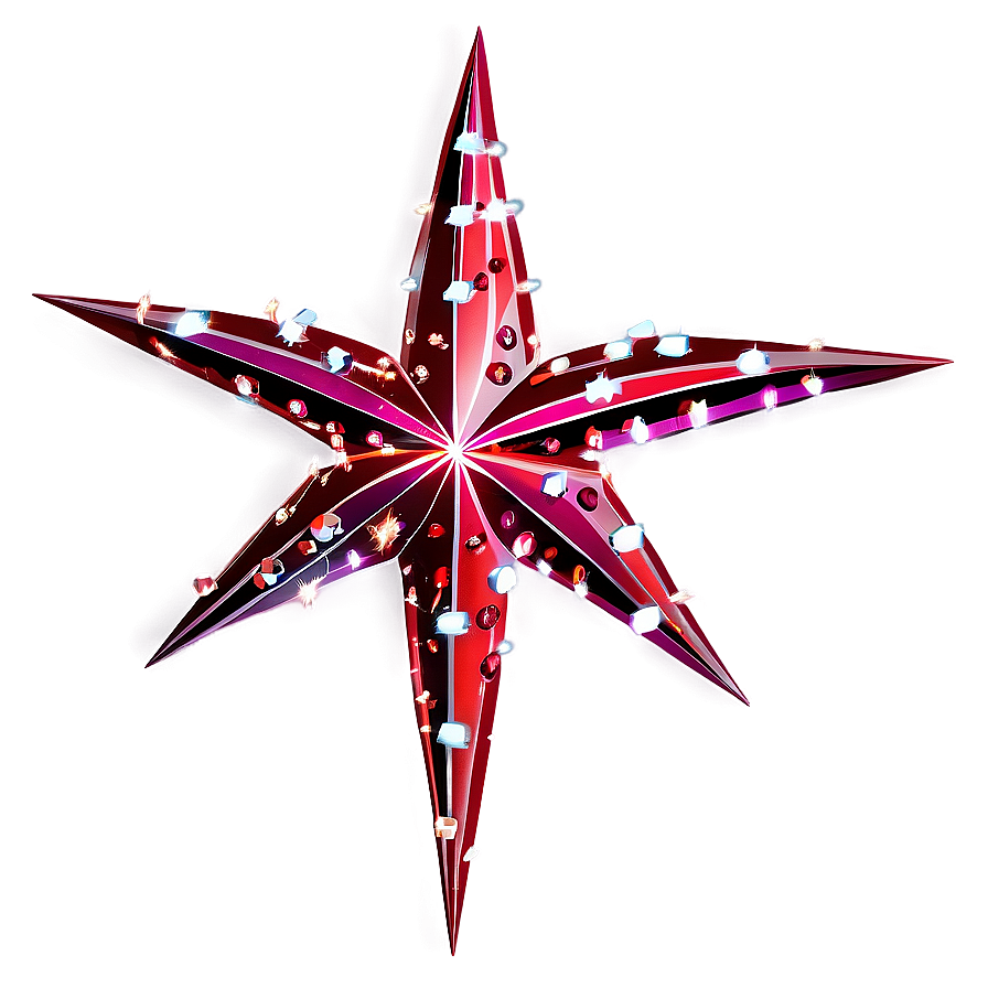 Sparkling Red Star Png 69 PNG
