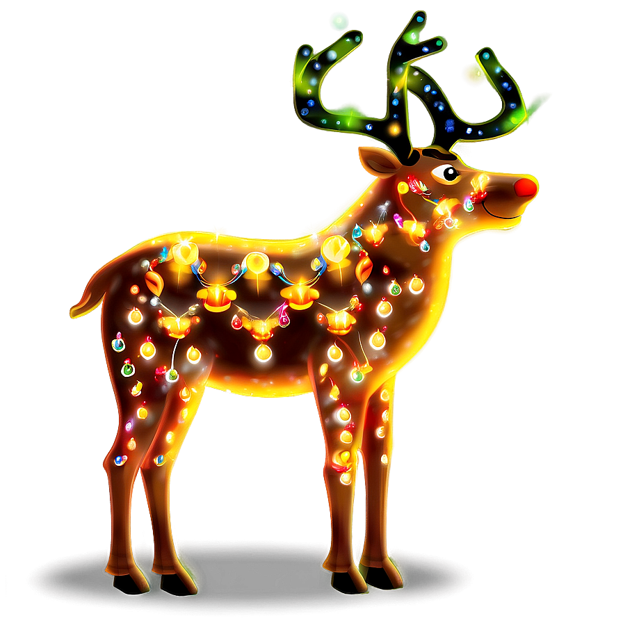 Sparkling Reindeer Png Vla96 PNG