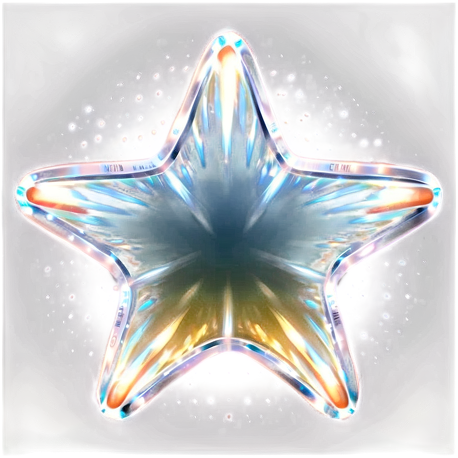 Sparkling Rounded Star Png 06132024 PNG