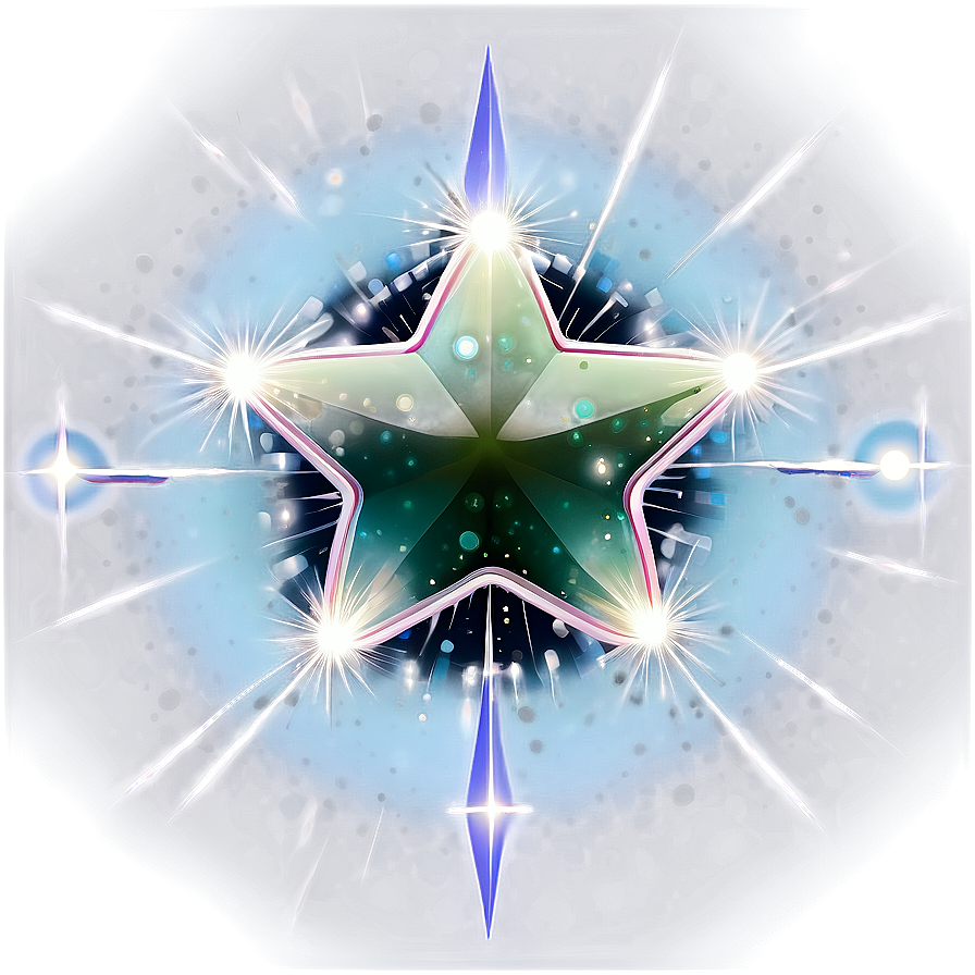 Sparkling Rounded Star Png Psw PNG