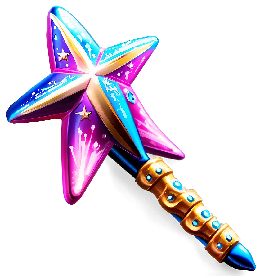 Sparkling Star Wand Png 34 PNG