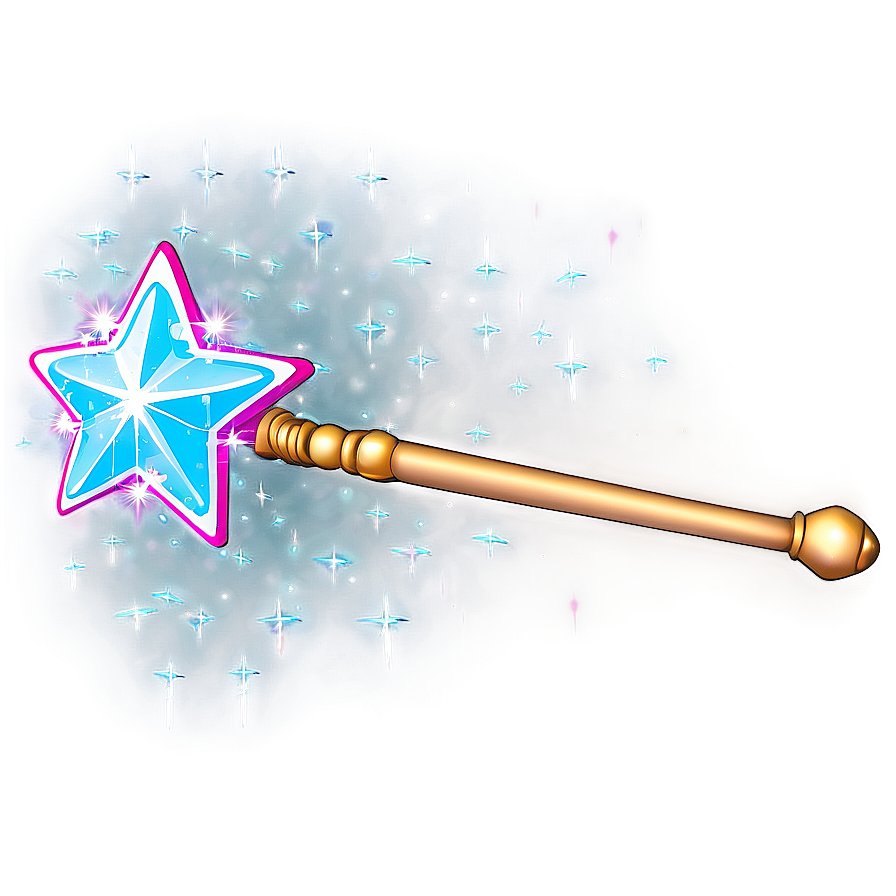 Sparkling Star Wand Png Wbd PNG