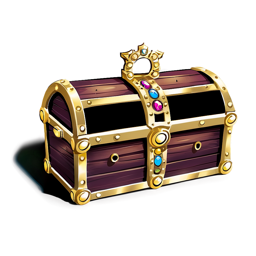 Sparkling Treasure Chest Png 05252024 PNG