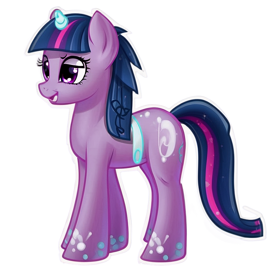 Sparkling Twilight Pony Png Gvr PNG