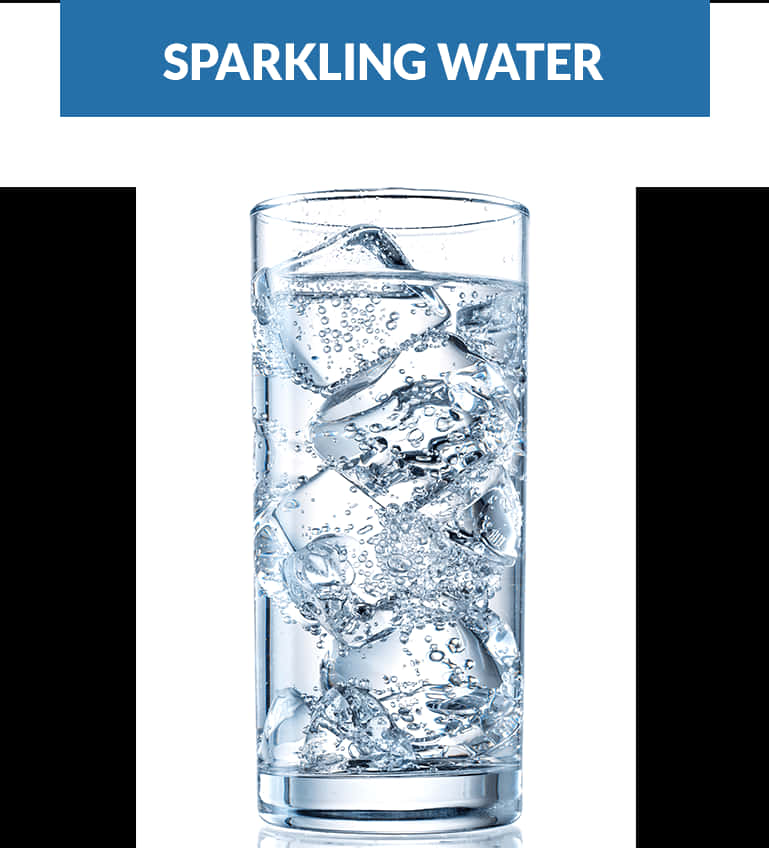 Sparkling Water Glass PNG