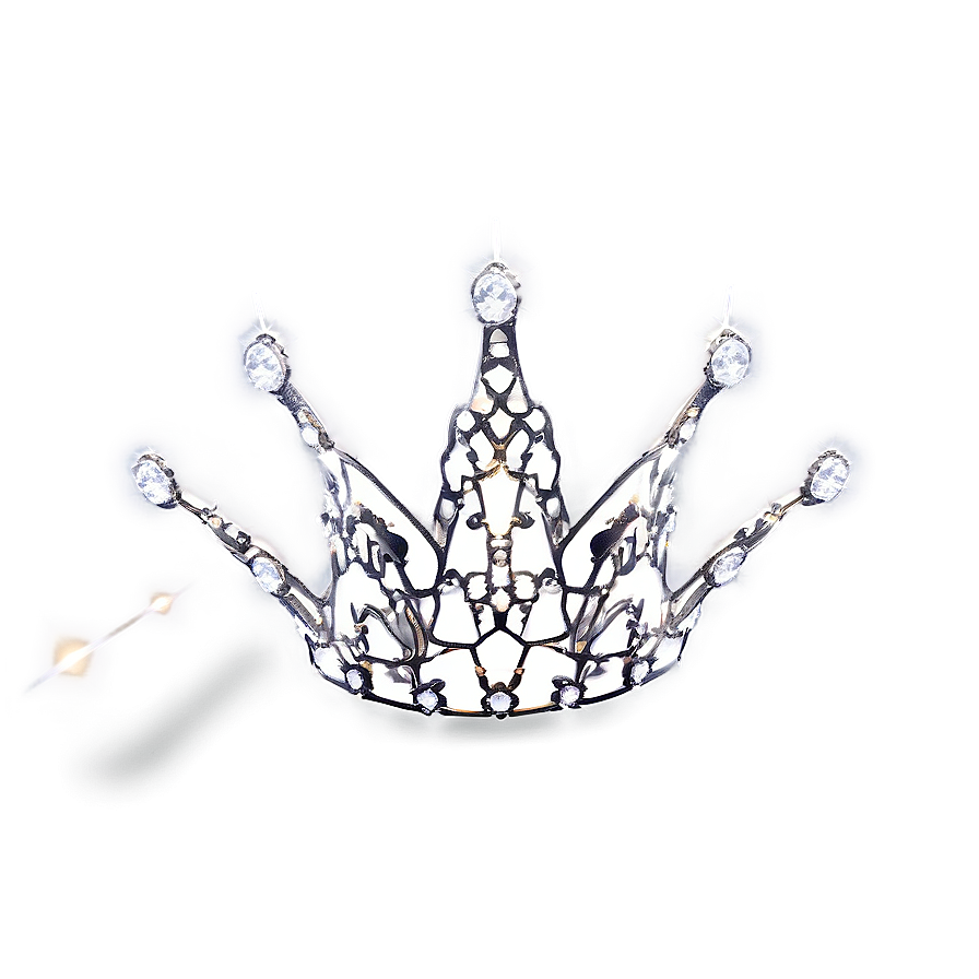 Sparkling White Crown Png 44 PNG