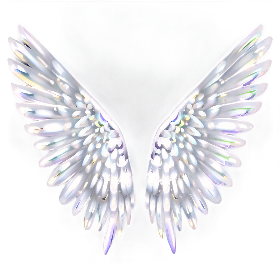 Sparkling White Wings Png 06262024 PNG