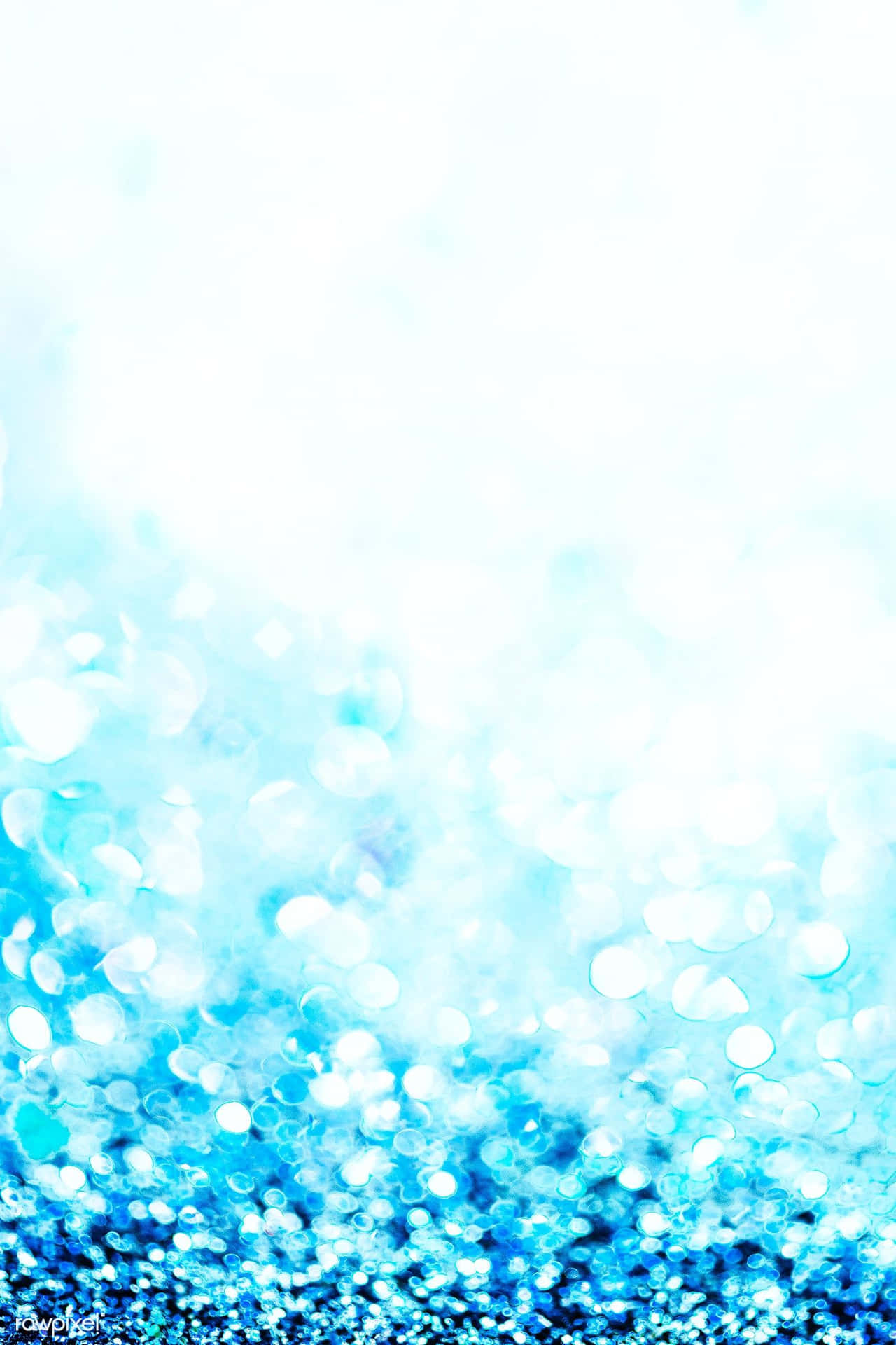 Teal And Sparkly Blue Background