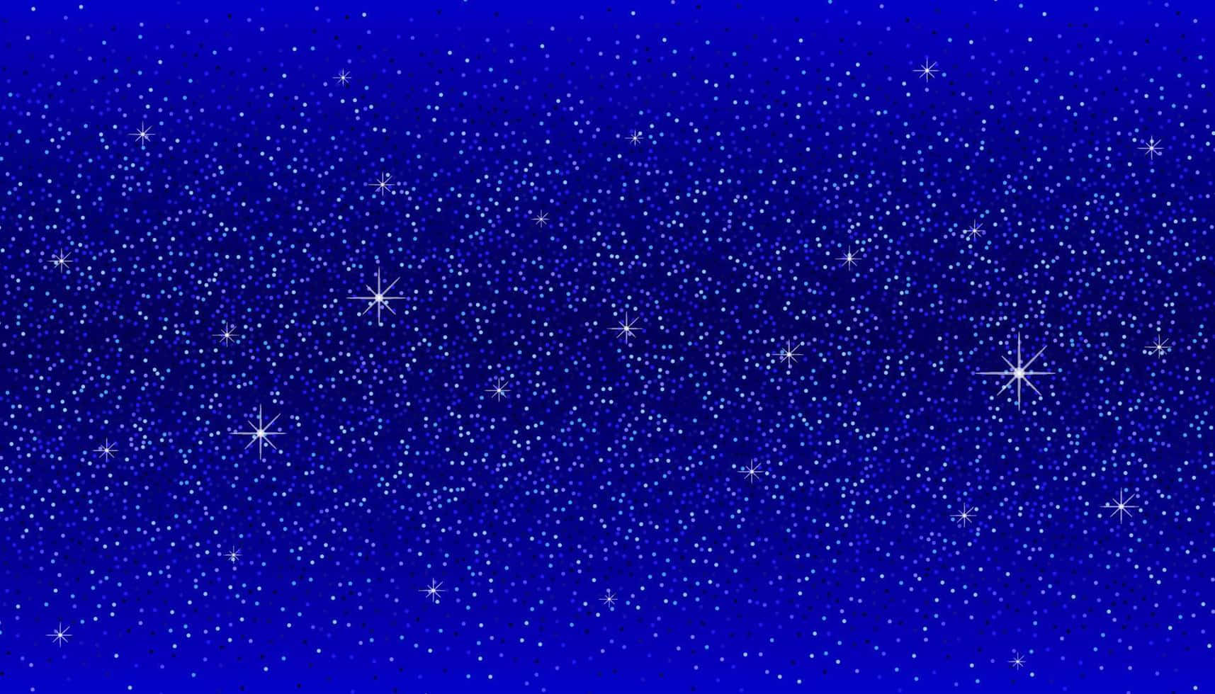 Blinking And Sparkly Blue Background