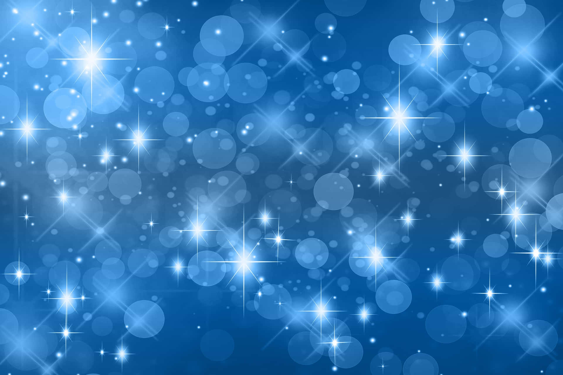 Shining And Sparkly Blue Background