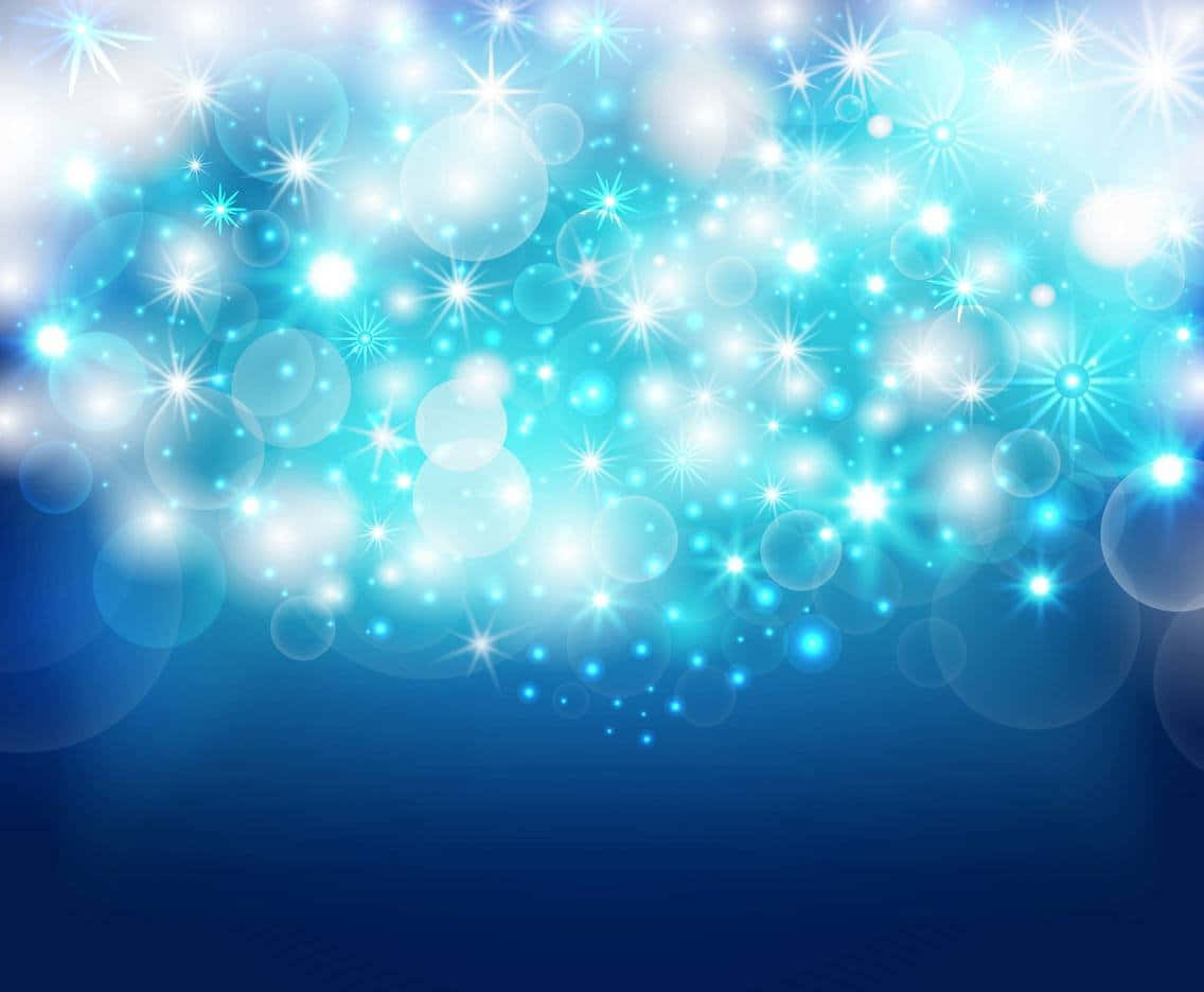 Sparkly Blue Background And White
