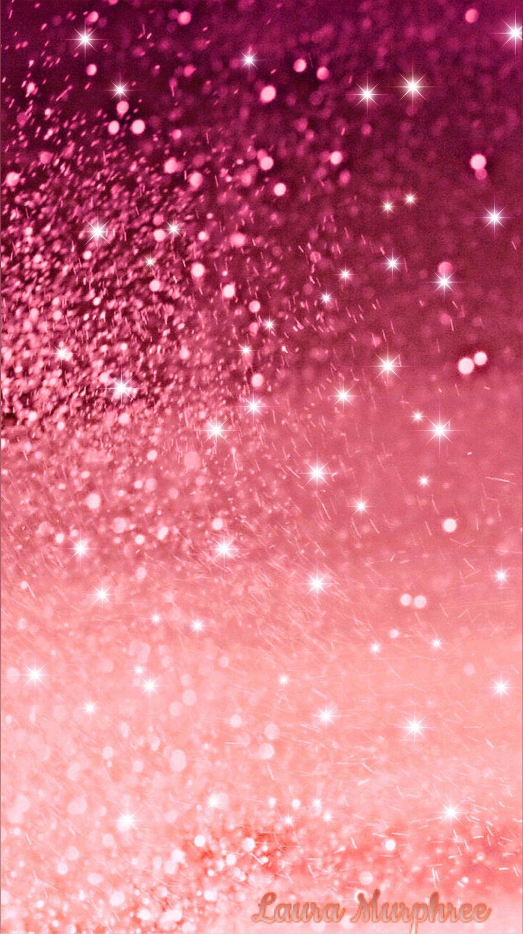 Sparkly Dots On A Magenta Ground Wallpaper