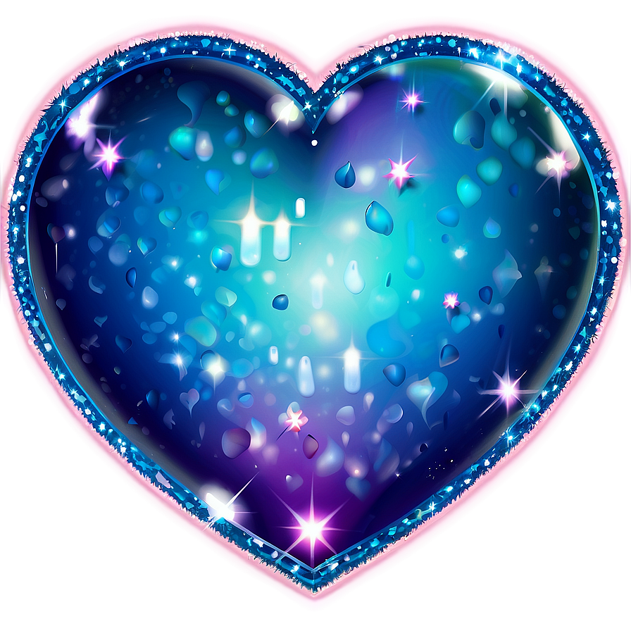 Sparkly Heart Clipart Fantasy Png 05252024 PNG