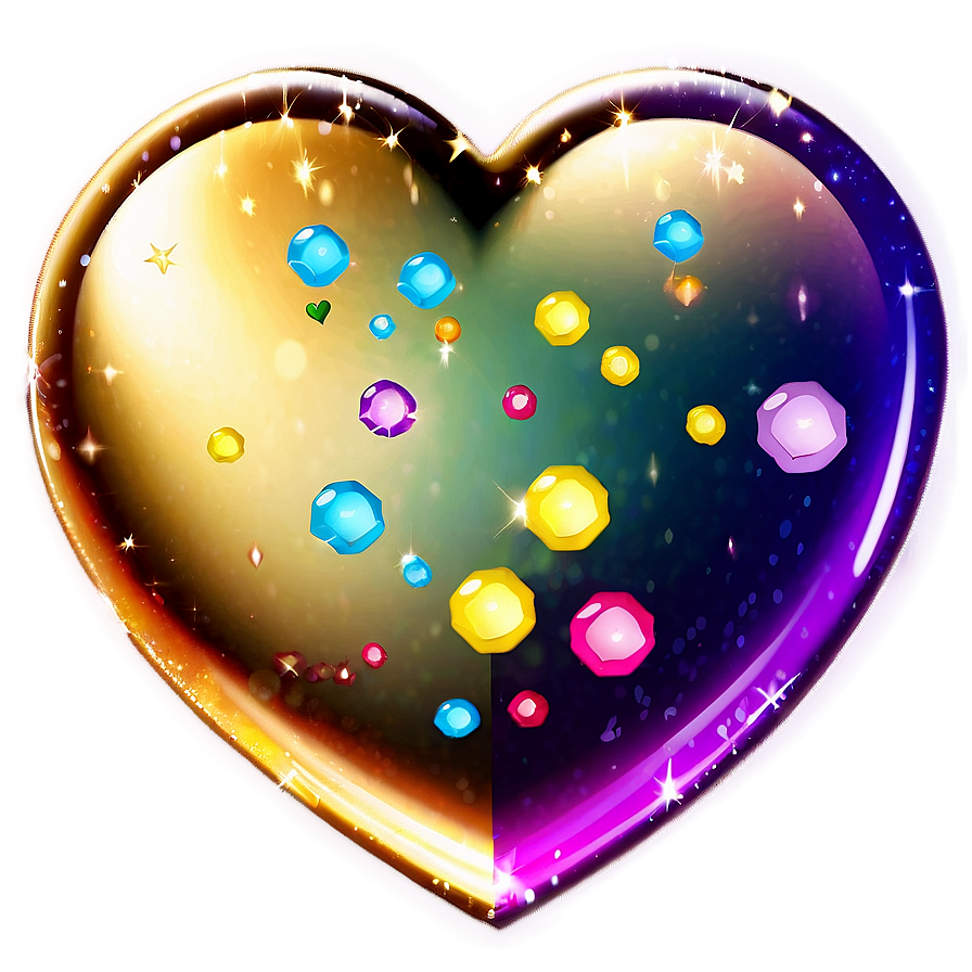 Sparkly Heart Clipart Fantasy Png 78 PNG