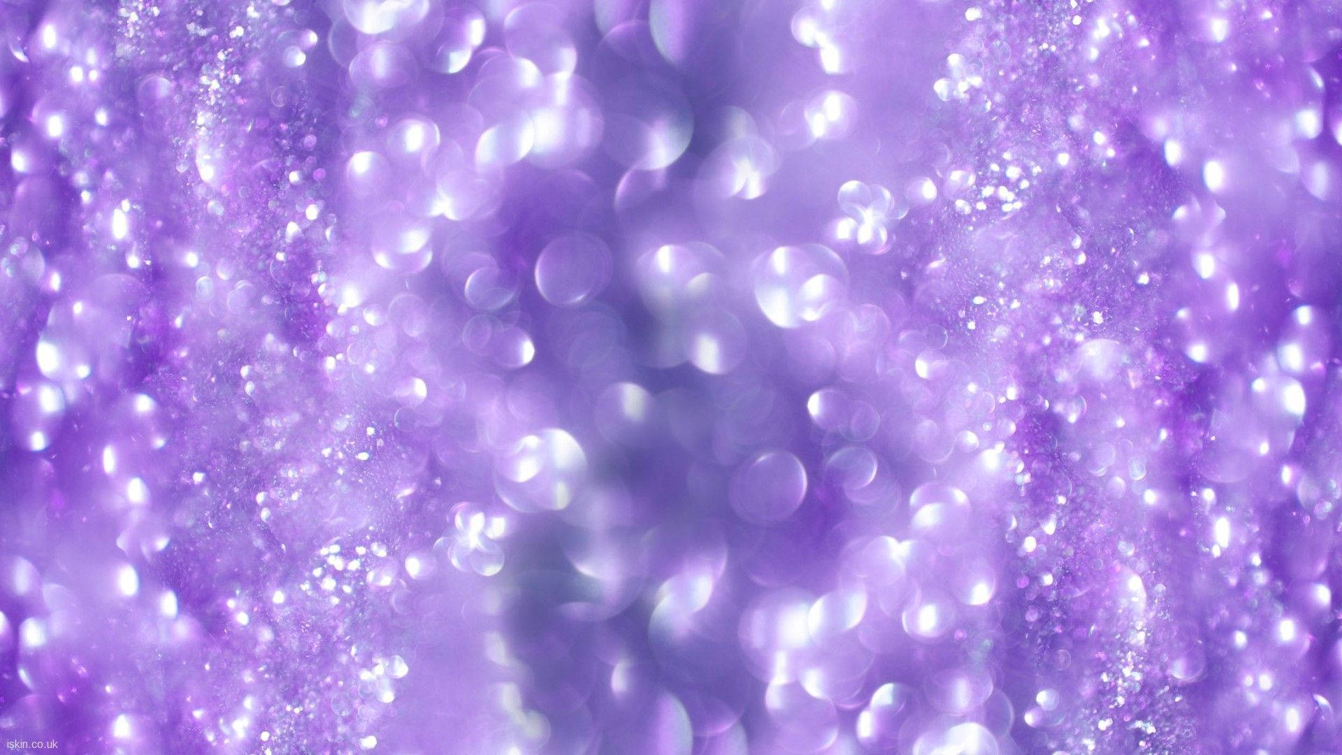 Autofocus Sparkly Purple Glitter Wallpaper
