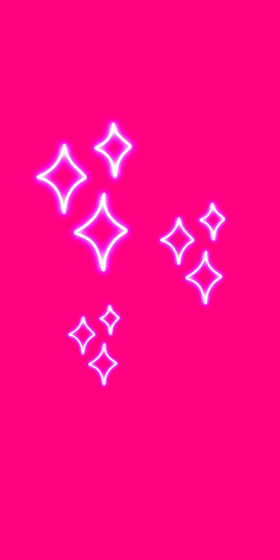 Neonlila Funkelnder Pinkfarbener Hintergrund