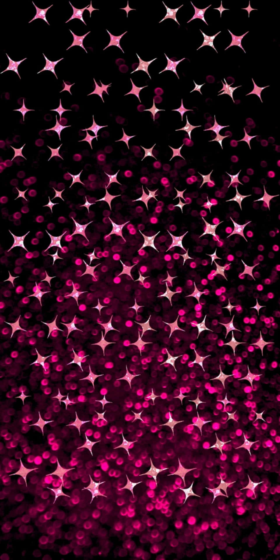 Diamond Shaped Sparkly Pink Background