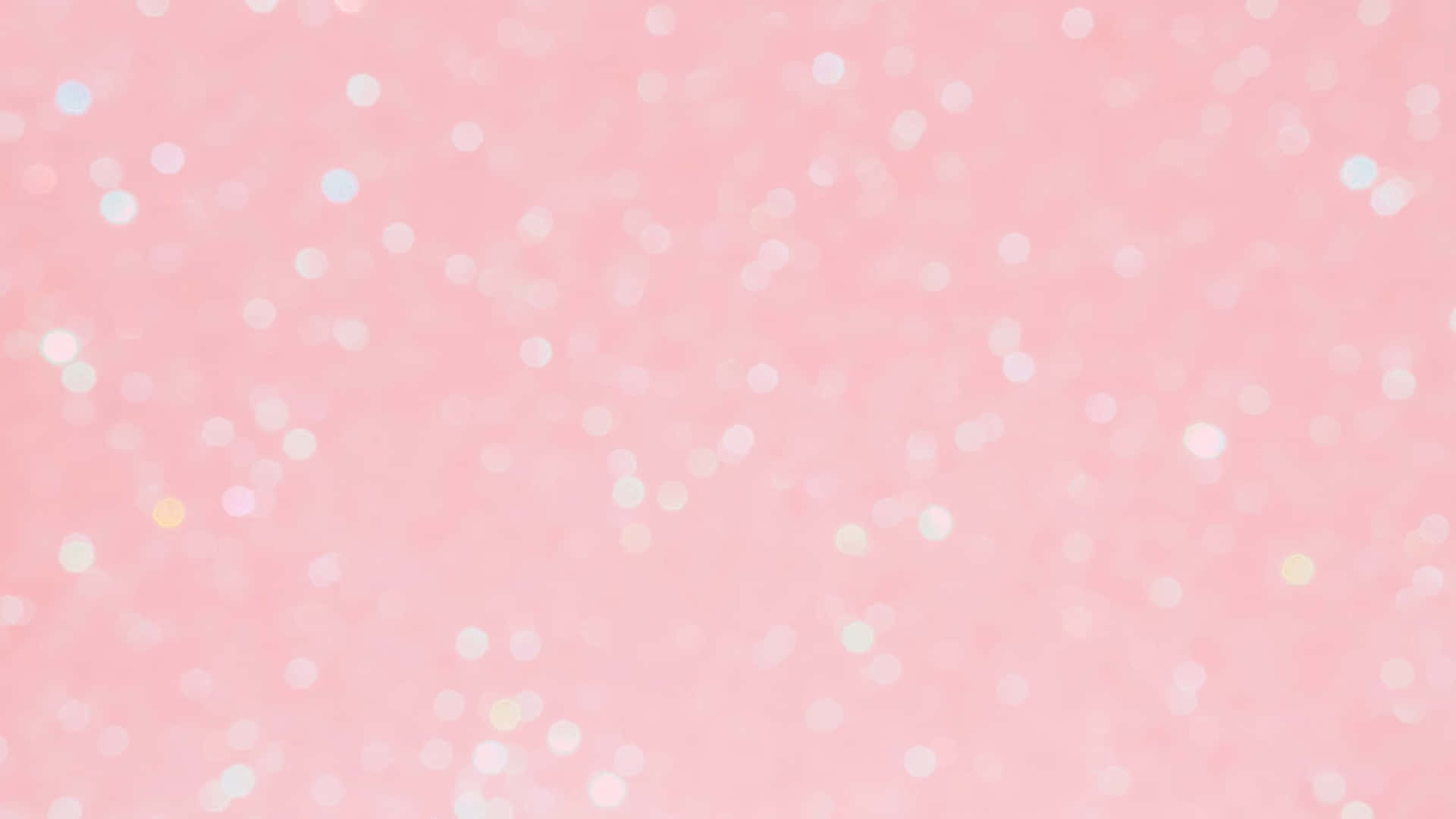 Bokeh With Blur Effect Sparkly Pink Background
