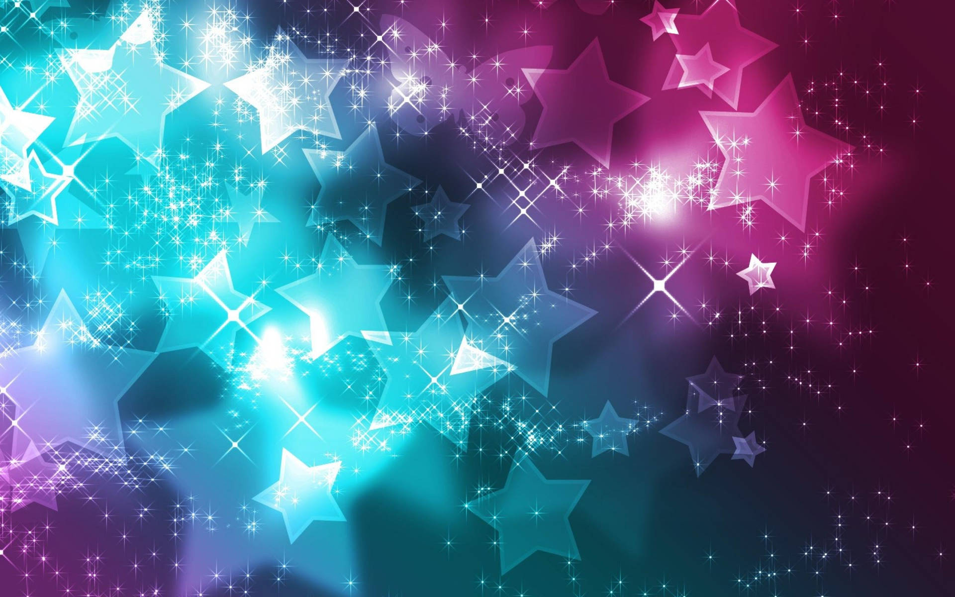 Sparkly stars design wallpaper