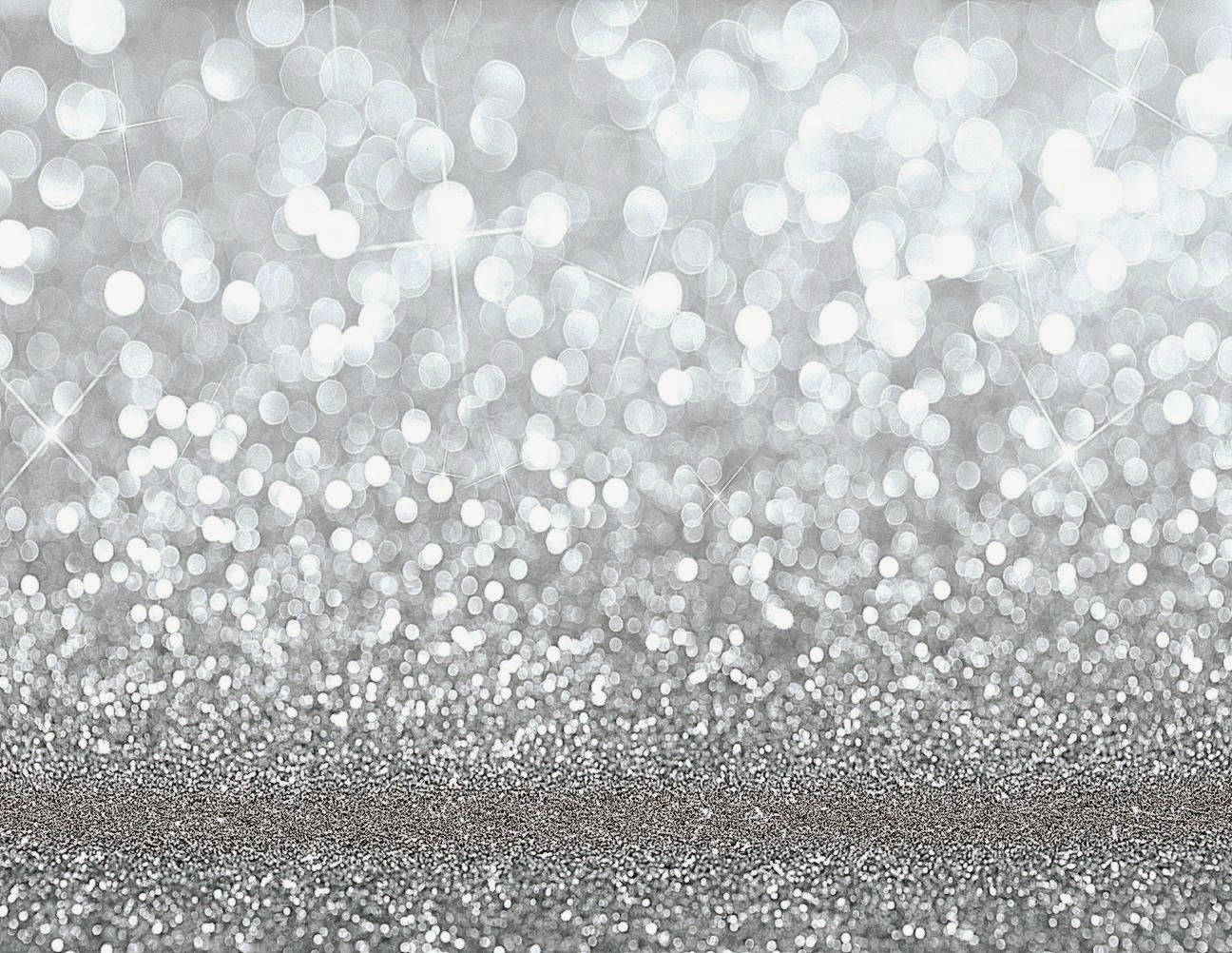 Sølv glitter baggrund med en hvid linje Wallpaper