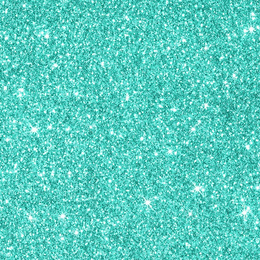 Sparkly Turquoise Glitter Background Wallpaper