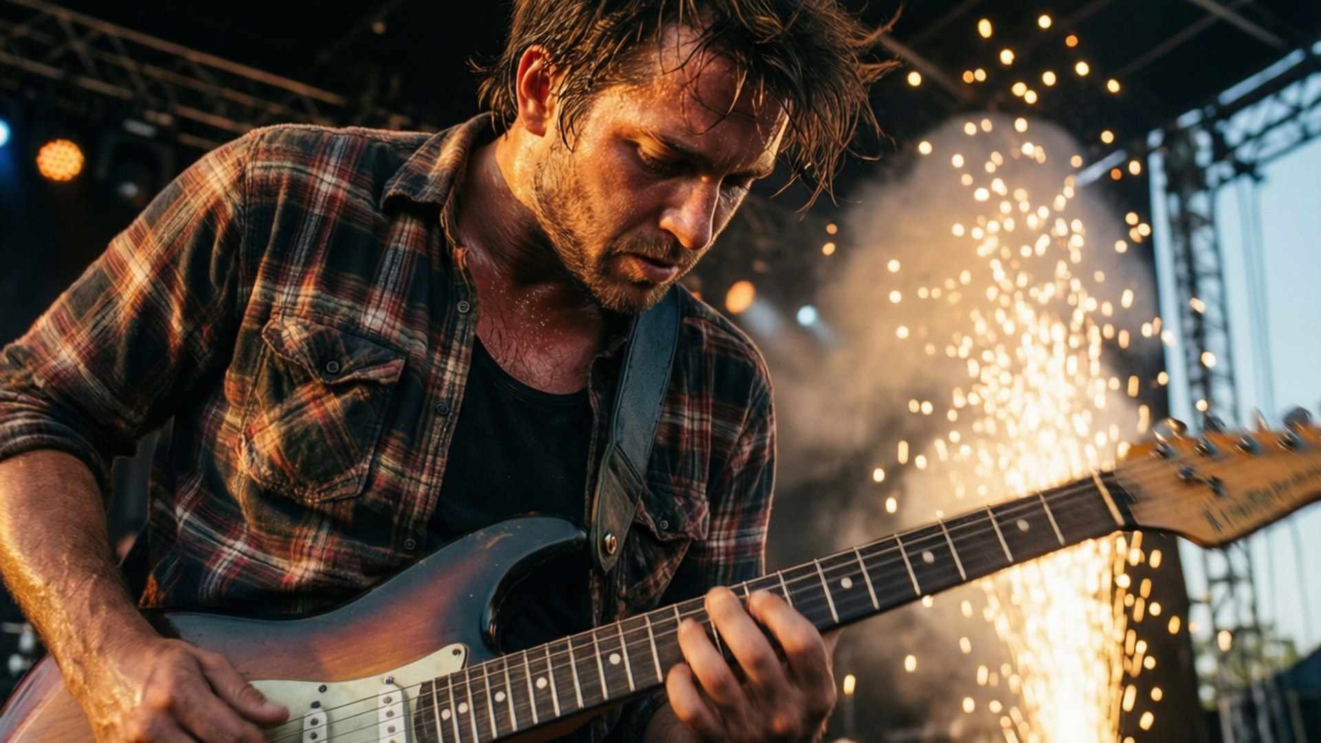 Sparks and Strings Wallpapers