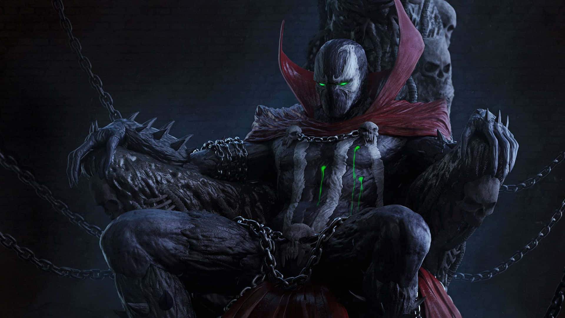 Image  The Dark and Powerful Spawn Wallpaper