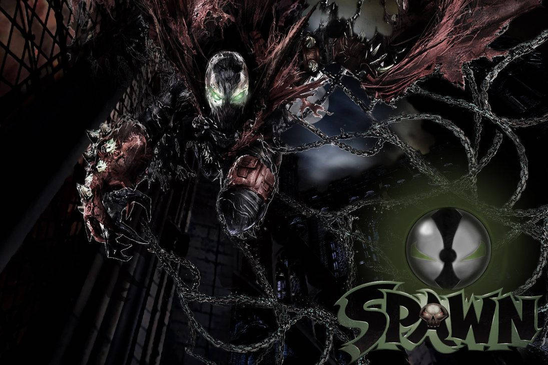 Spawn With Chains Hd Background