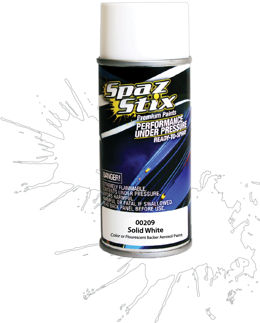 Download Spaz Stix Solid White Spray Paint Can | Wallpapers.com