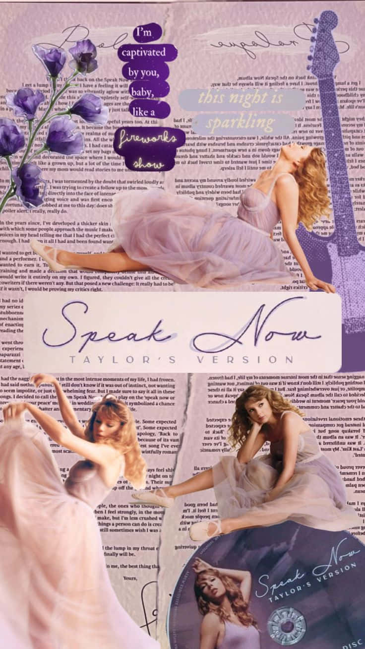 Speak Now Taylor Version Collage Wallpaper