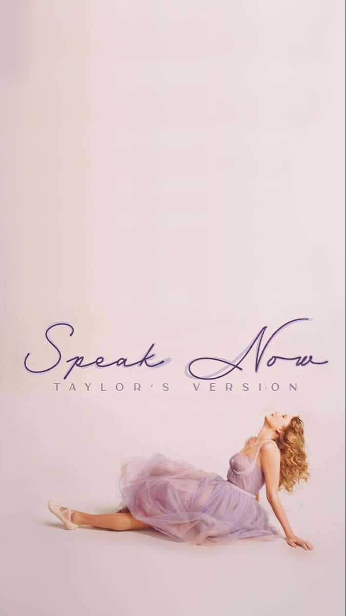 Speak Now Taylors Version Album Cover Wallpaper