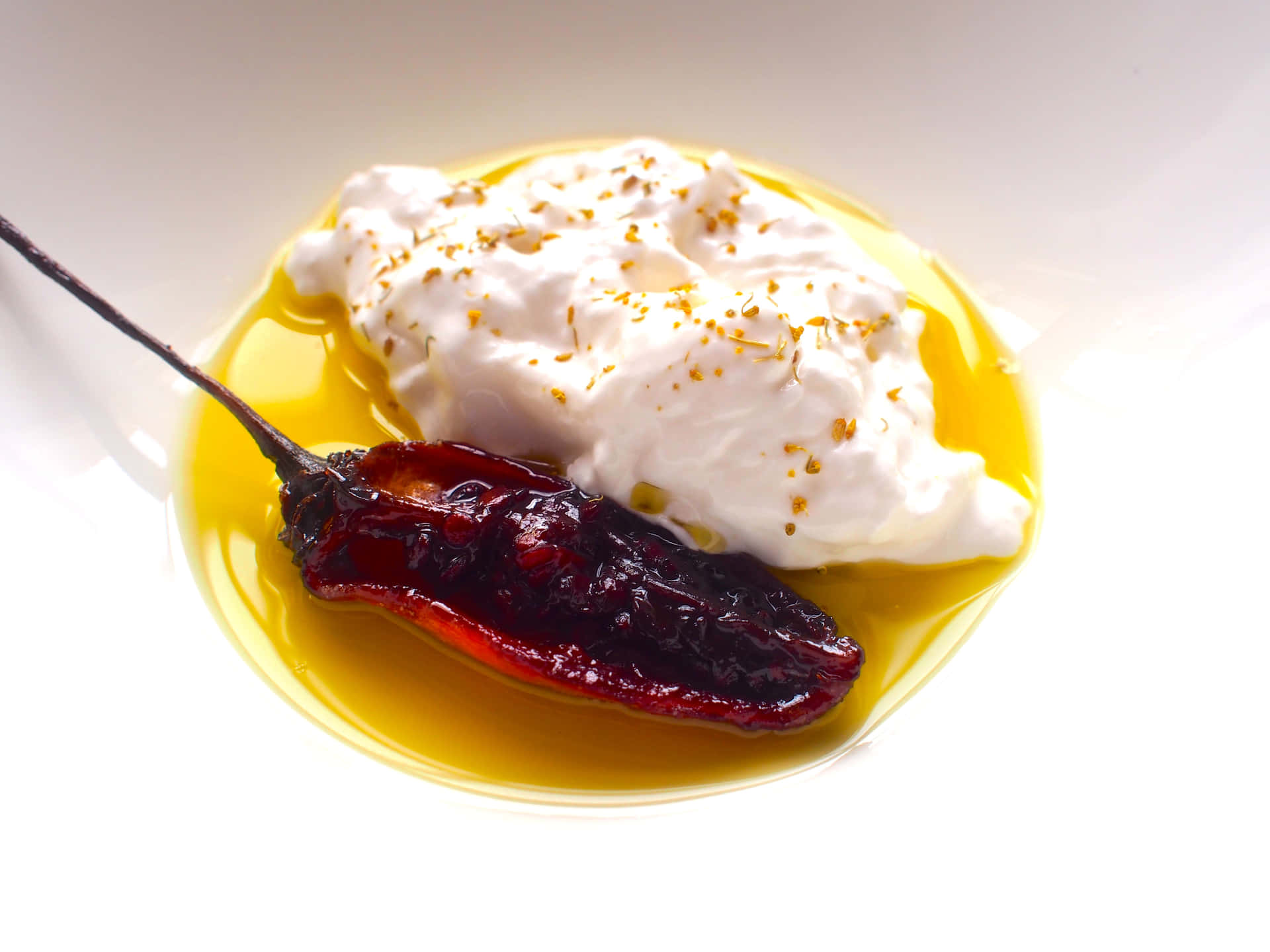Special Burrata Made With Tropical Fruit Tamarillo Picture