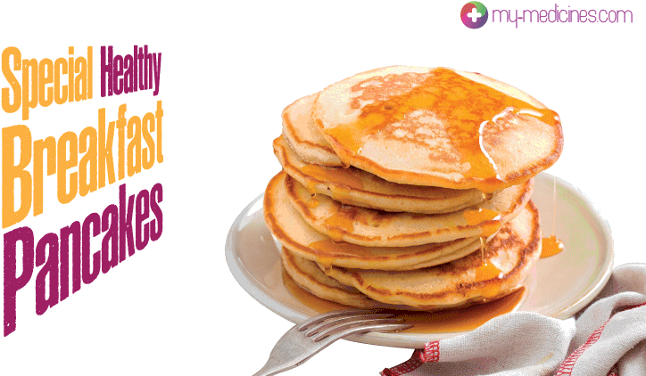 Special Healthy Breakfast Pancakes.png PNG