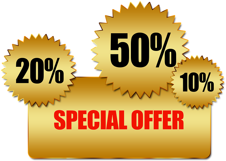 Special Offer Discount Badges PNG