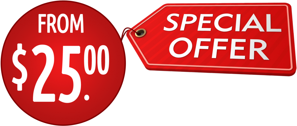 Special Offer Price Tag25 Dollars PNG